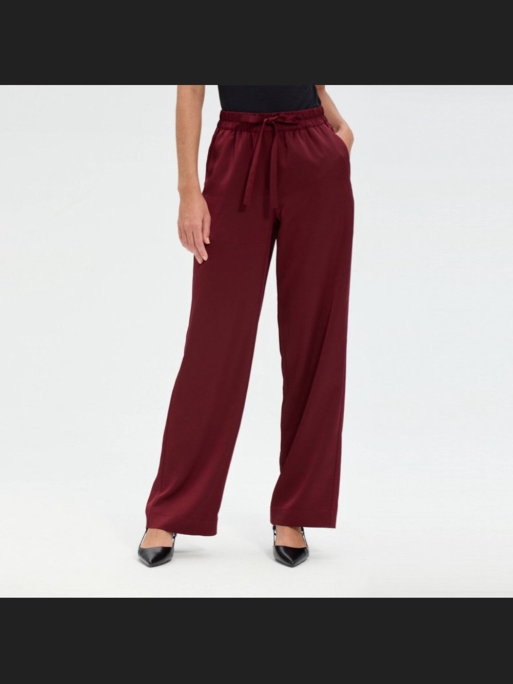 NWT High Rise Wide Leg Trouser